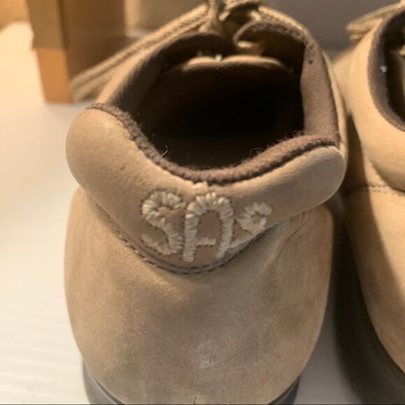 SAS Tree Time Brown Lace Up Suede Comfort Shoes - Picture 7 of 9